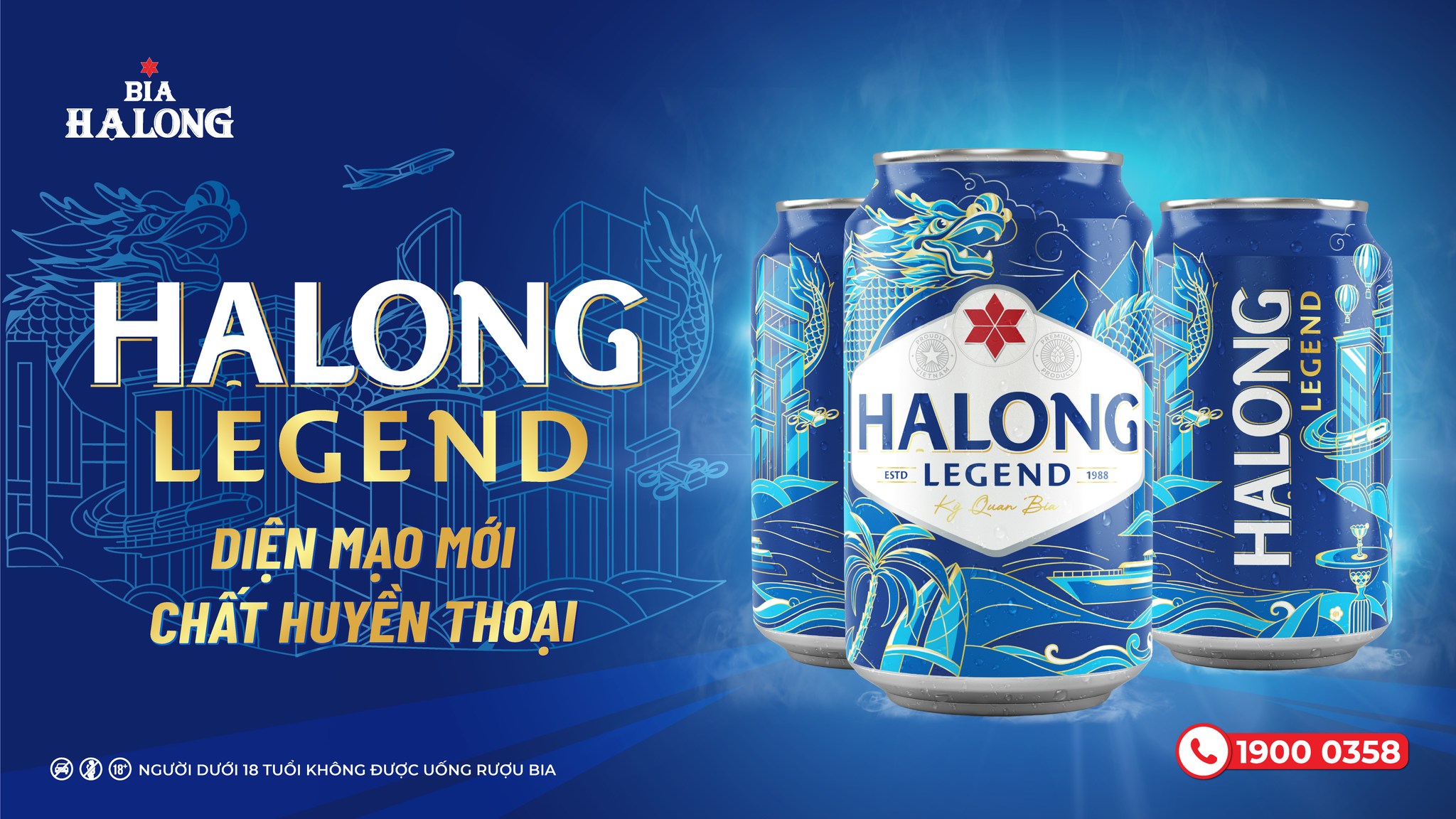 Bia Hạ Long Legend ra mắt nhận diện mới: Diện mạo mới, chất thượng hạng