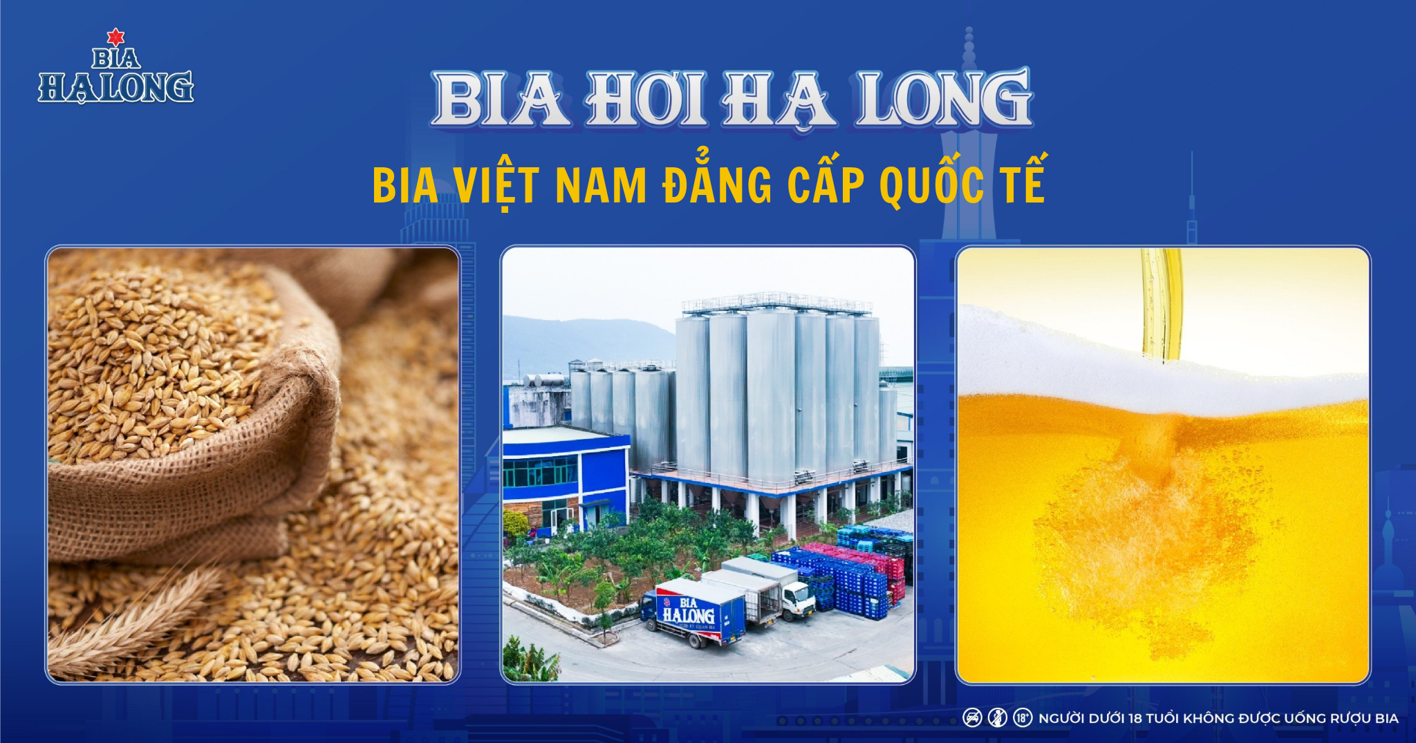 Bia Hơi Hạ Long - tự hào là thức bia của người Việt đạt đẳng cấp quốc tế!